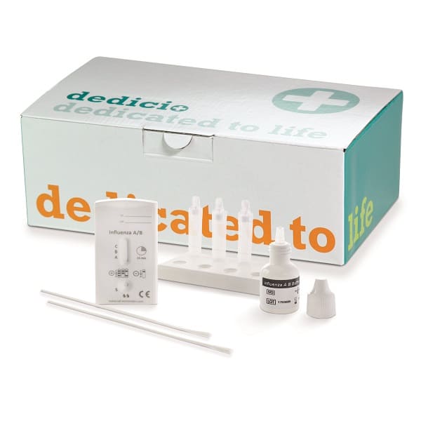 242006D 10 dedicio® Influenza A B Testkassette
