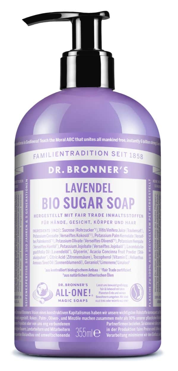 0018787261453 DE Sugar Soap 12oz Lavender