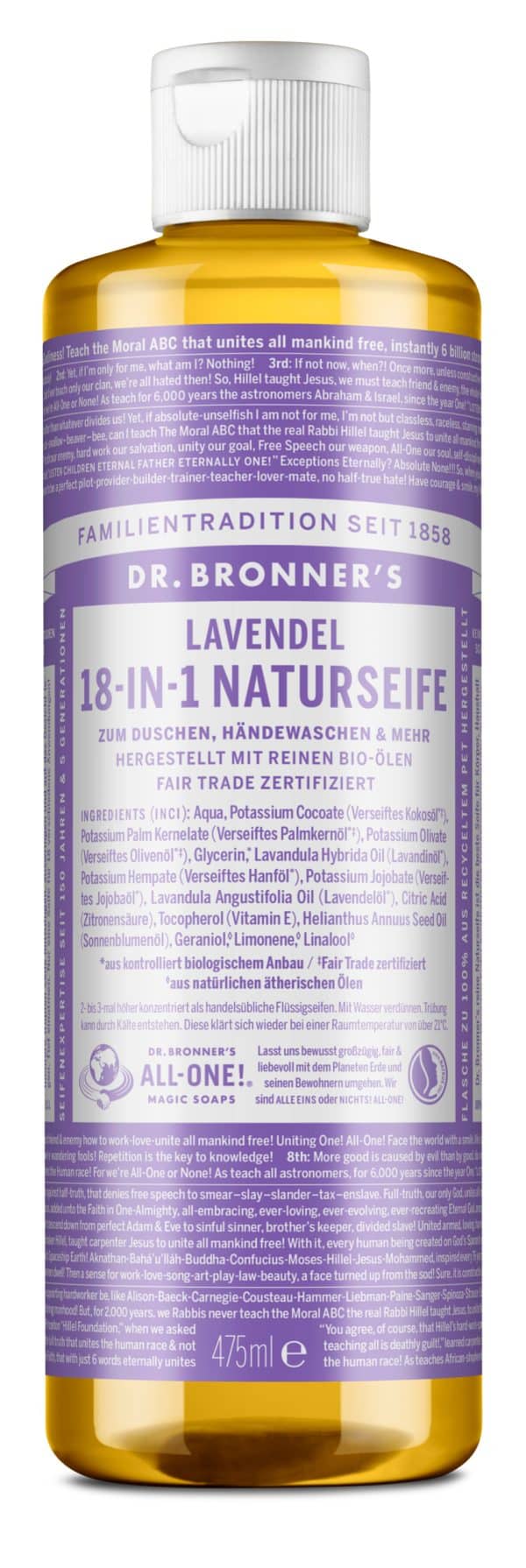 0018787764169 DE Liquid Soap 16oz Lavender