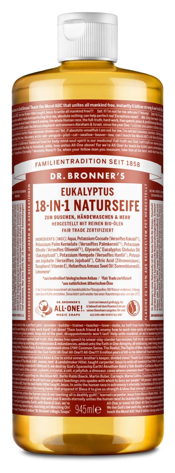 0018787810545 DE Liquid Soap 32oz Eucalyptus