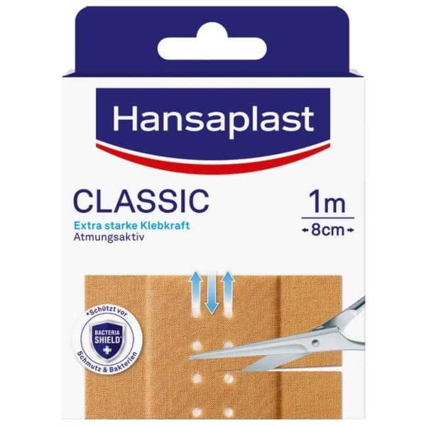 16739718 hansaplast classic pflaster 8cm x1 m 1