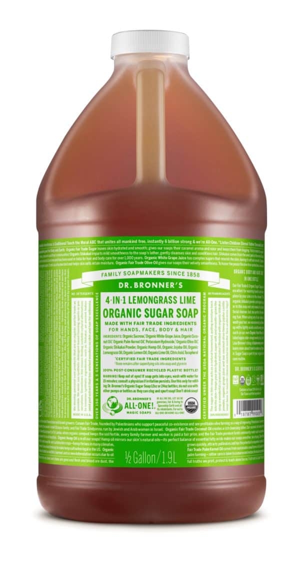US Sugar Soap 64oz Lemongrass Lime