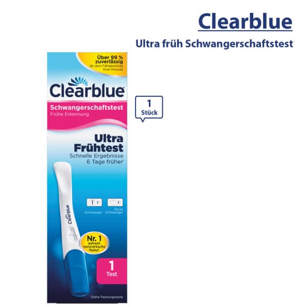 Clearblue Schwangerschaftstest 1erUltrafruh 2 medifuxx IMACO