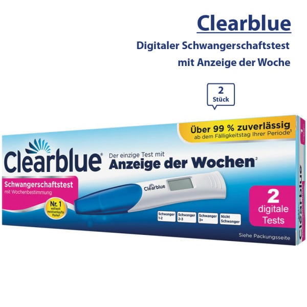 Clearblue Schwangerschaftstest 2erDigital 2 medifuxx IMACO