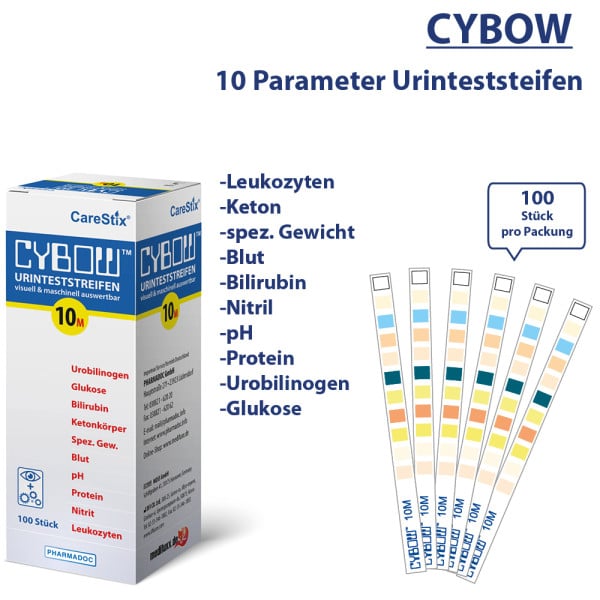 Cybow 10M Urinteststeifen 2 medifuxx Pharmadoc