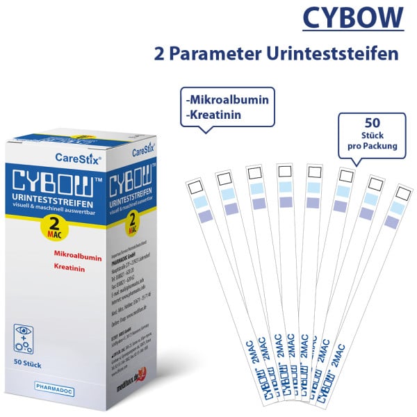 Cybow 2MAC Urinteststeifen 2 medifuxx Pharmadoc