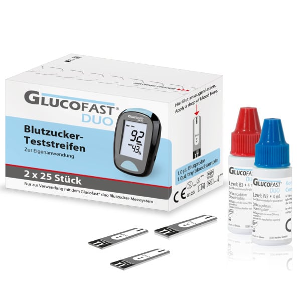 Glucofast DUO Teststeifen Kontroll