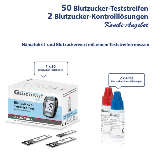 Glucofast DUO Teststeifen Kontroll