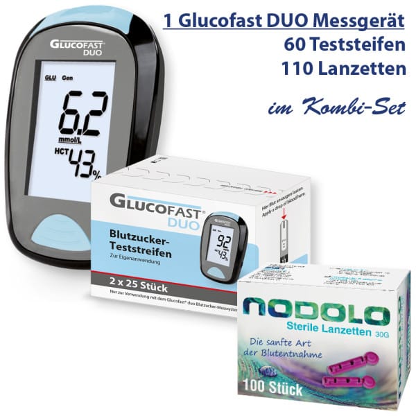 Glucofast Duo Ger t Teststreifen Nodolo 2 medifuxx Cardimac