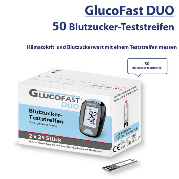 Glucofast Duo Teststreifen 2 medifuxx Cardimac