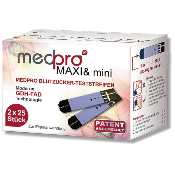Maxi mini Teststreifen 1 medifuxx MEDPRO