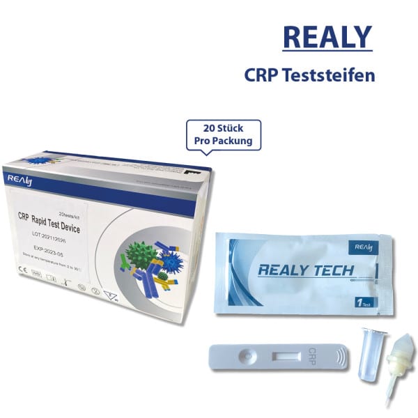RealyCRP Teststreifen 2 medifuxx Pharmadoc