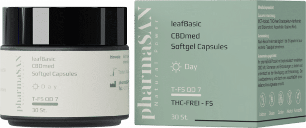 leafBasic CBDmed Softgel Capsules T